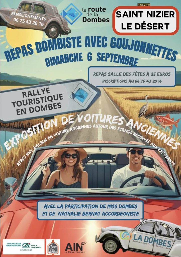 Les voitures anciennes sont de retour à Saint-Nizier-le-Désert !