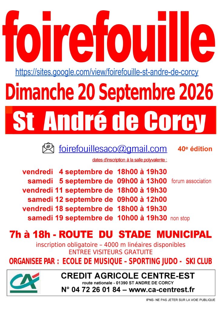 Foirefouille Saint-Andre-de-corcy