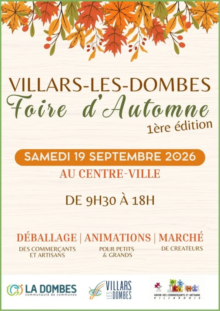 Foire d’Automne – Villars-les-Dombes