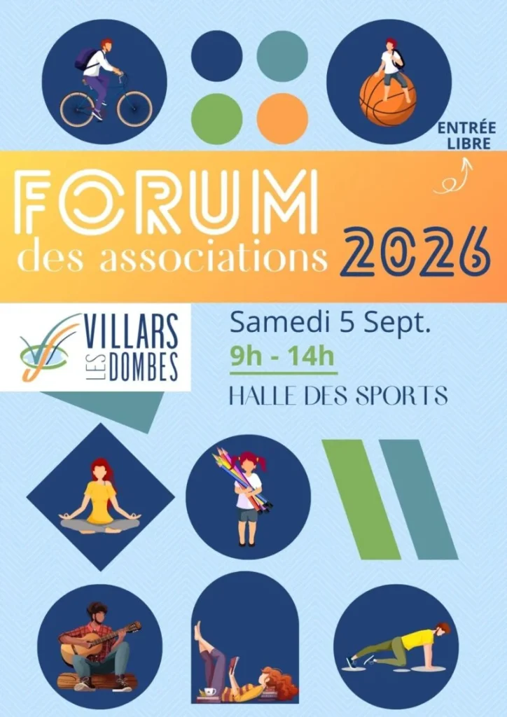 Forum des associations 2026 – Villars-les-Dombes