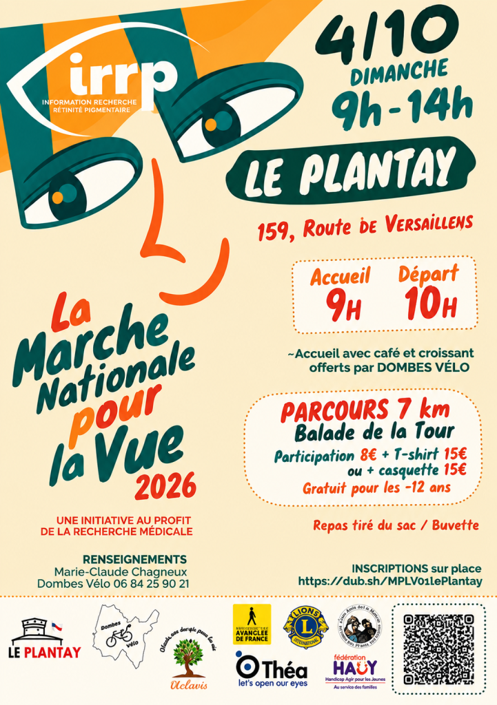 👁️ La Marche Nationale pour la Vue 2026 à La Plantay