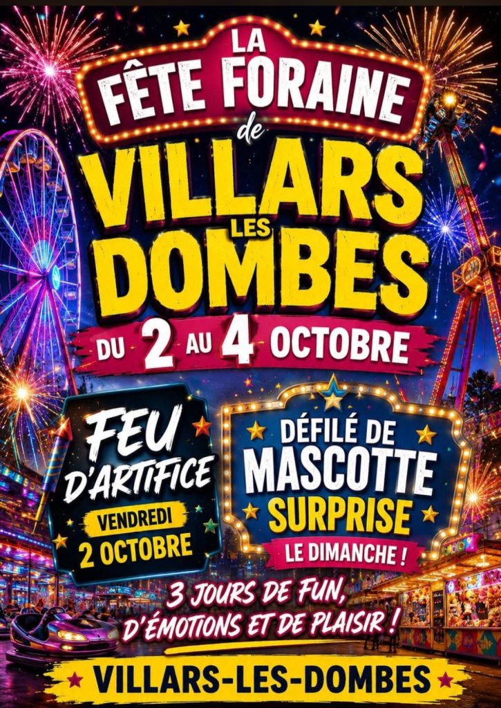 La Fête Foraine de Villars-les-Dombes