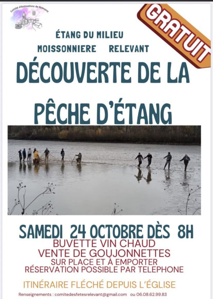 Découverte de la pêche d’étang – Relevant