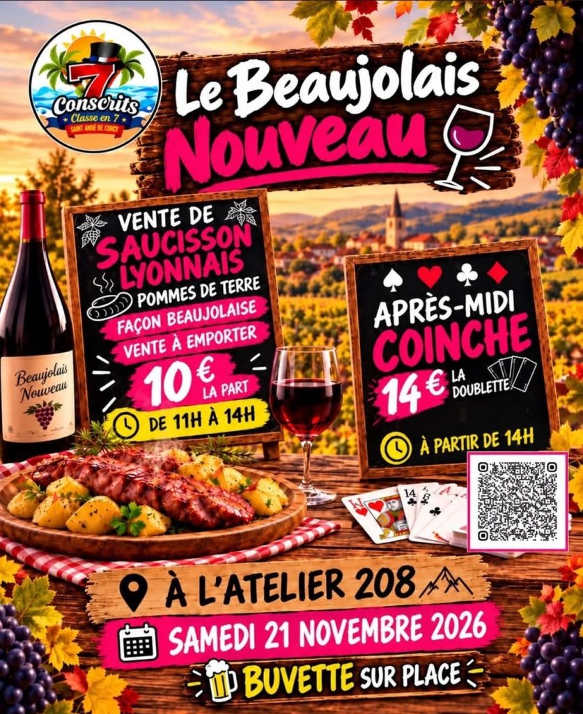 🍷🍇 Le Beaujolais Nouveau à Saint-André-de-Corcy
